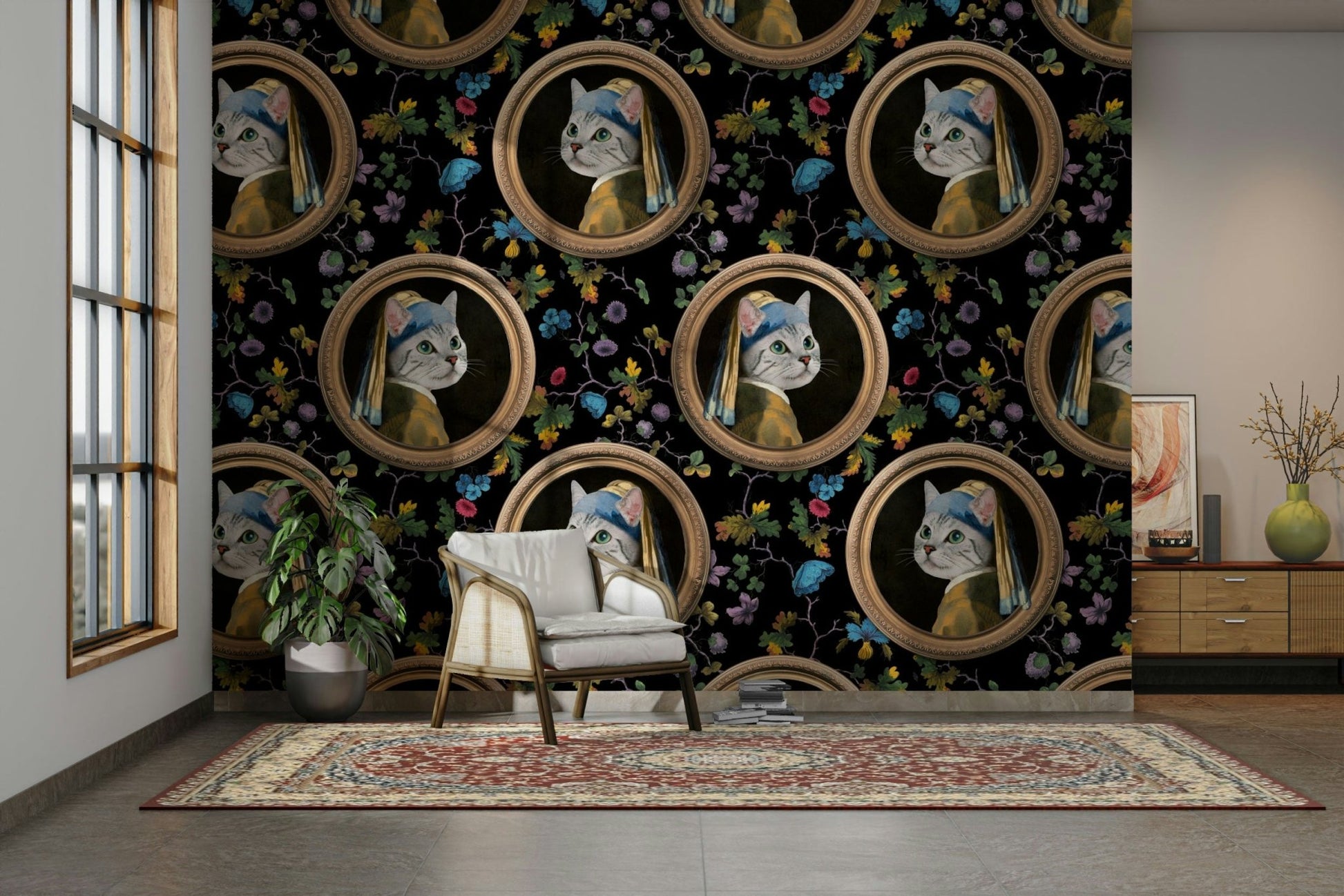 Sophisticated, painterly scene.

