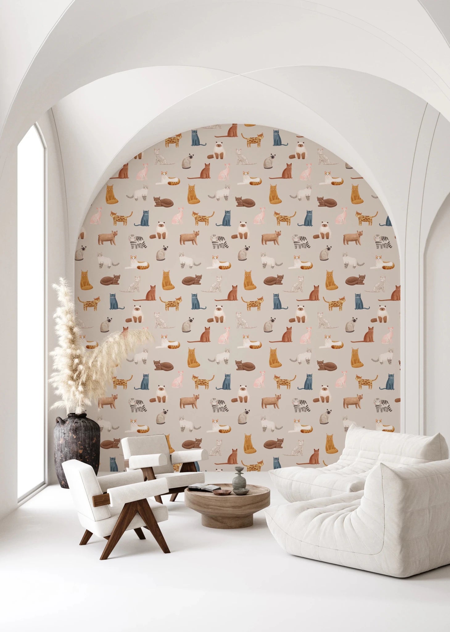 Purrfectly Pawsome Cats Wallpaper⁠