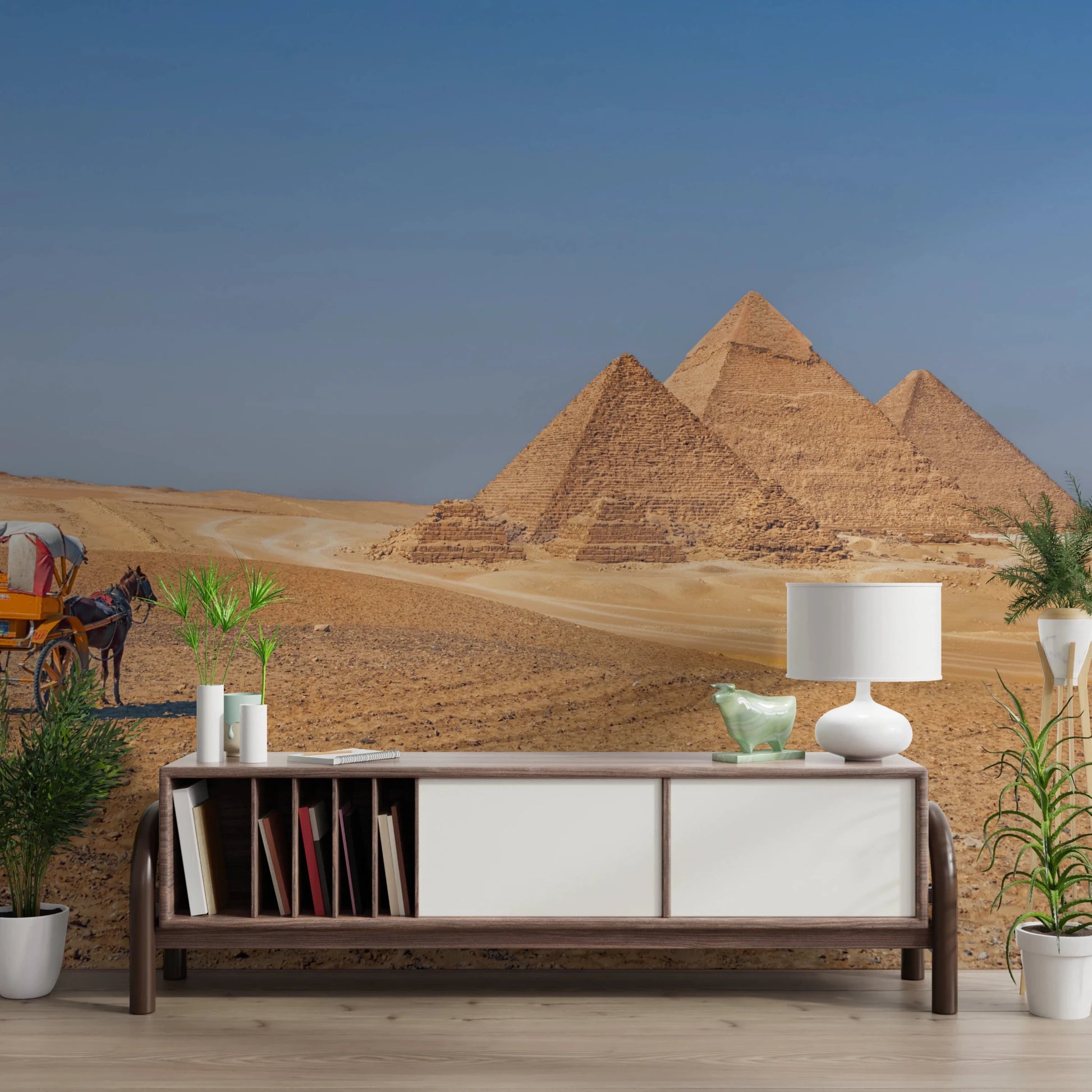 Pyramids of Giza Wall Mural