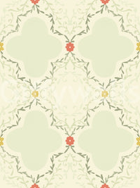 Quatrefoil Vines Wallpaper⁠