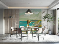 Easy install coastal mural

