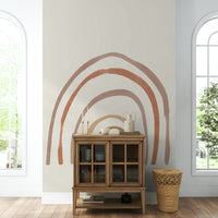 Minimal rainbow pattern wallpaper

