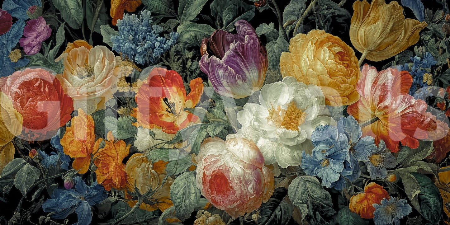 Suitable for a living room, dining room, or a classic, opulent, or nature-inspired interior.
