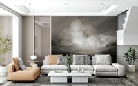 A serene abstract sky wall mural for your decor.