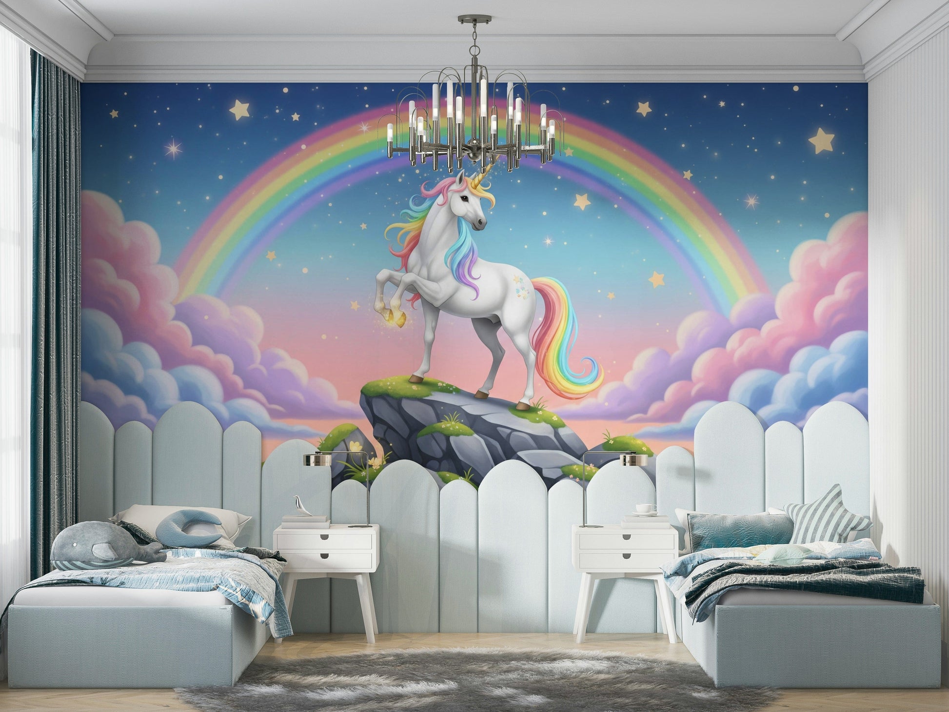 The design feels playful and gentle.

