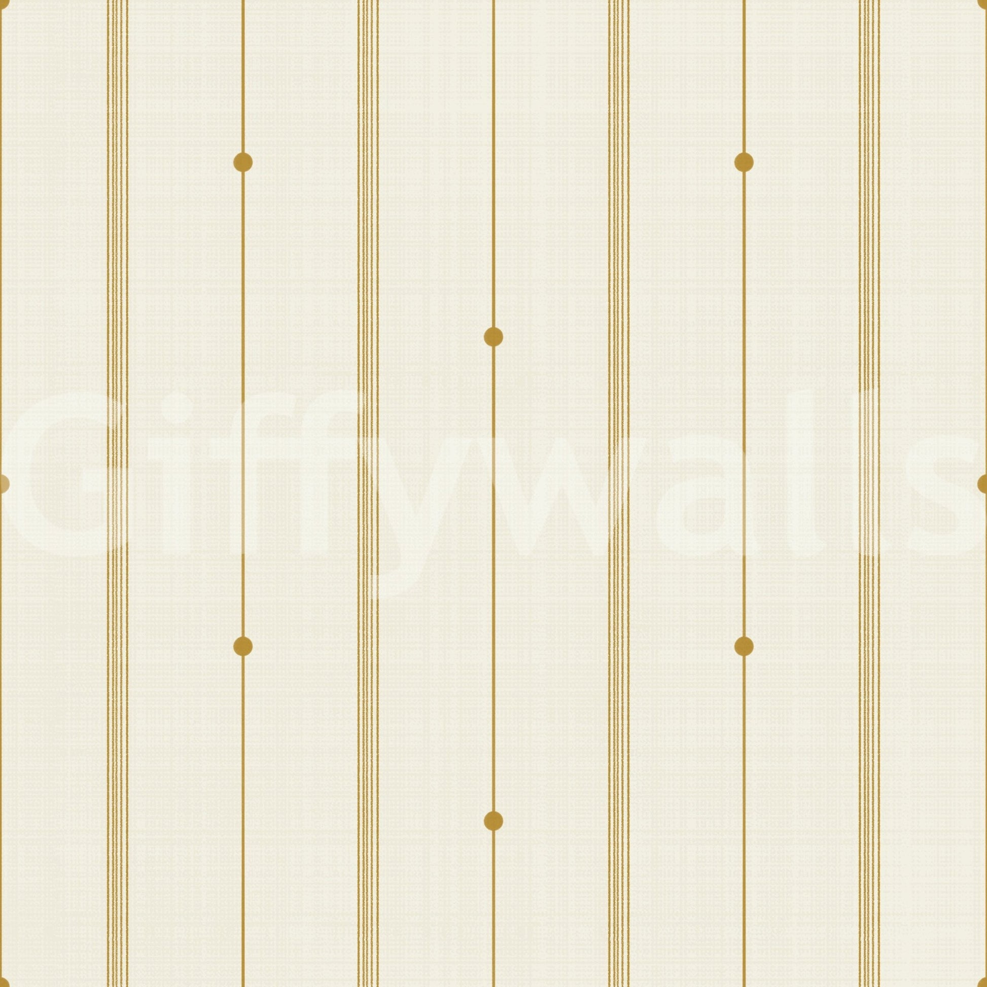 Cozy buttercream and mustard striped wallpaper for living spaces

