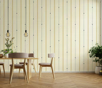 Inviting country wallpaper with earthy striped pattern

