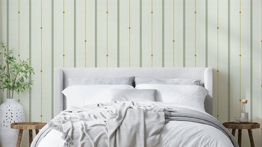 Refined Minimal Stripes Earthy Wallpaper with soft striped pattern

