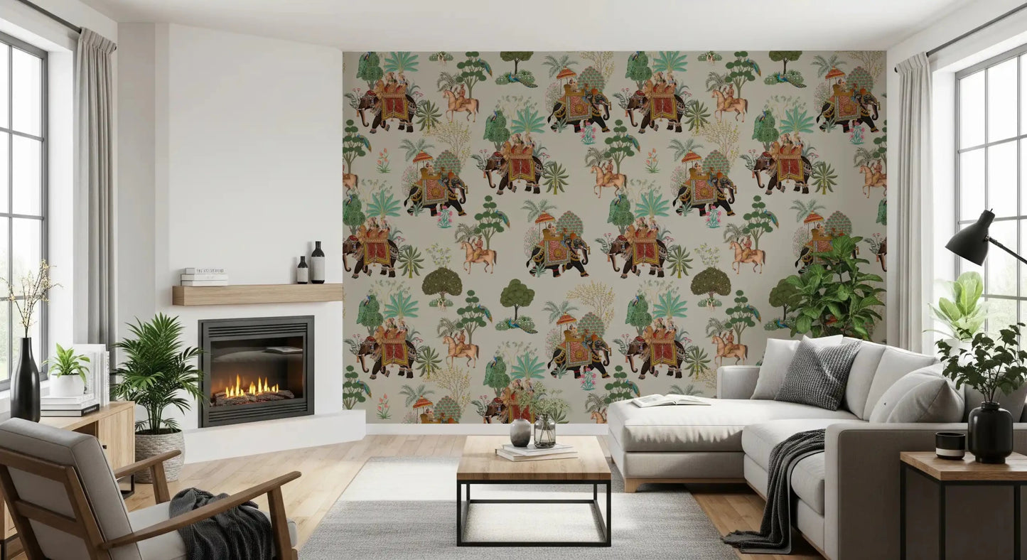 Regal Elephant Parade Wall Mural