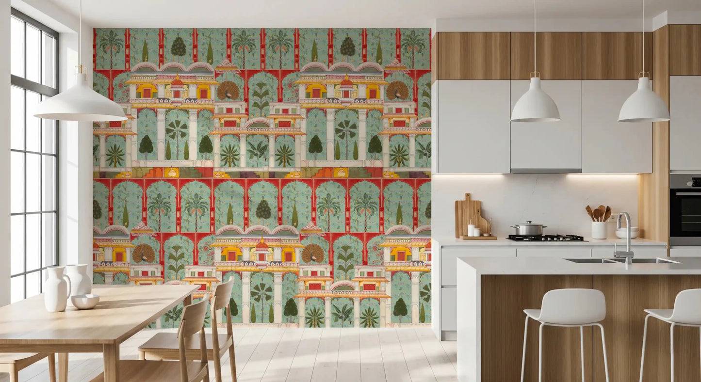 Fototapet cu tematică de grădină Mughal Regală