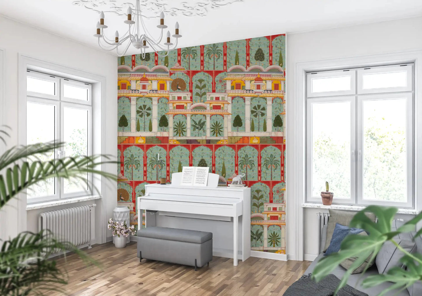 Fototapet cu tematică de grădină Mughal Regală