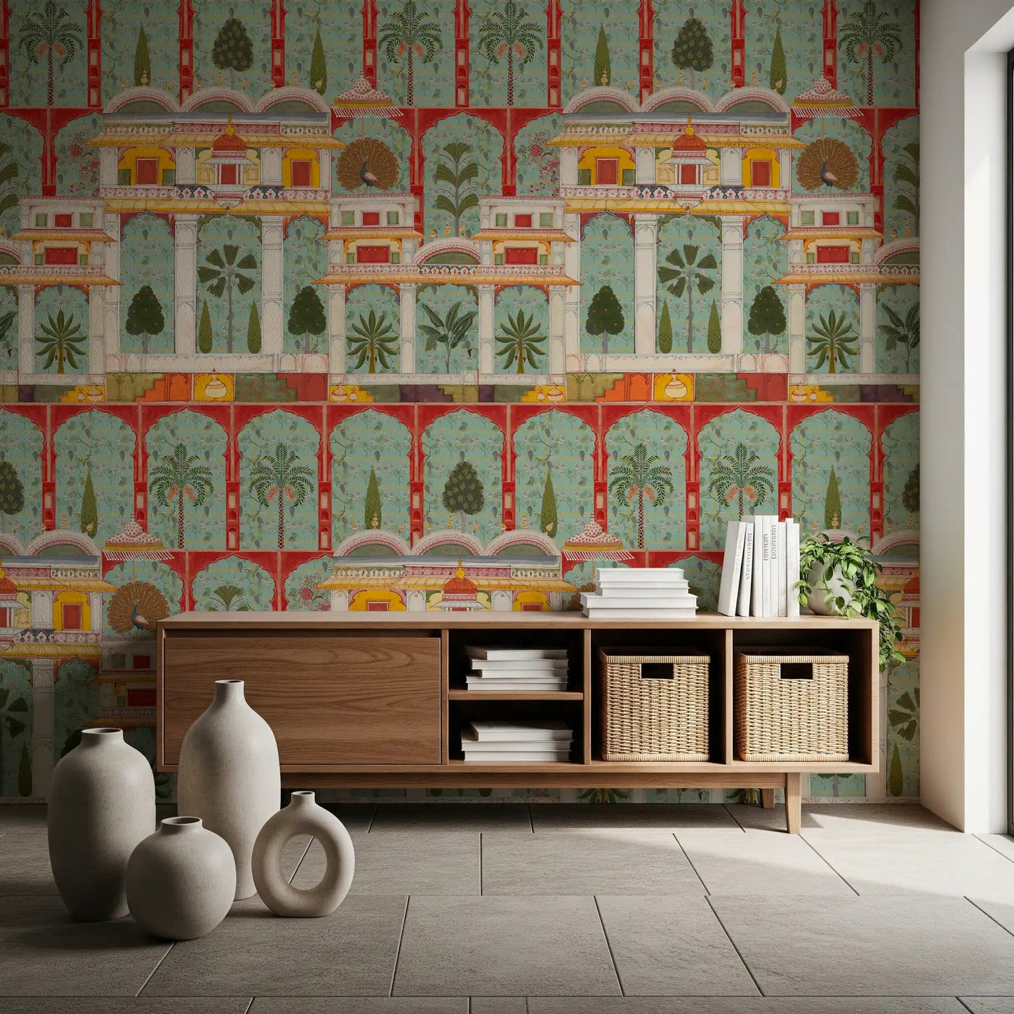 Fototapet cu tematică de grădină Mughal Regală