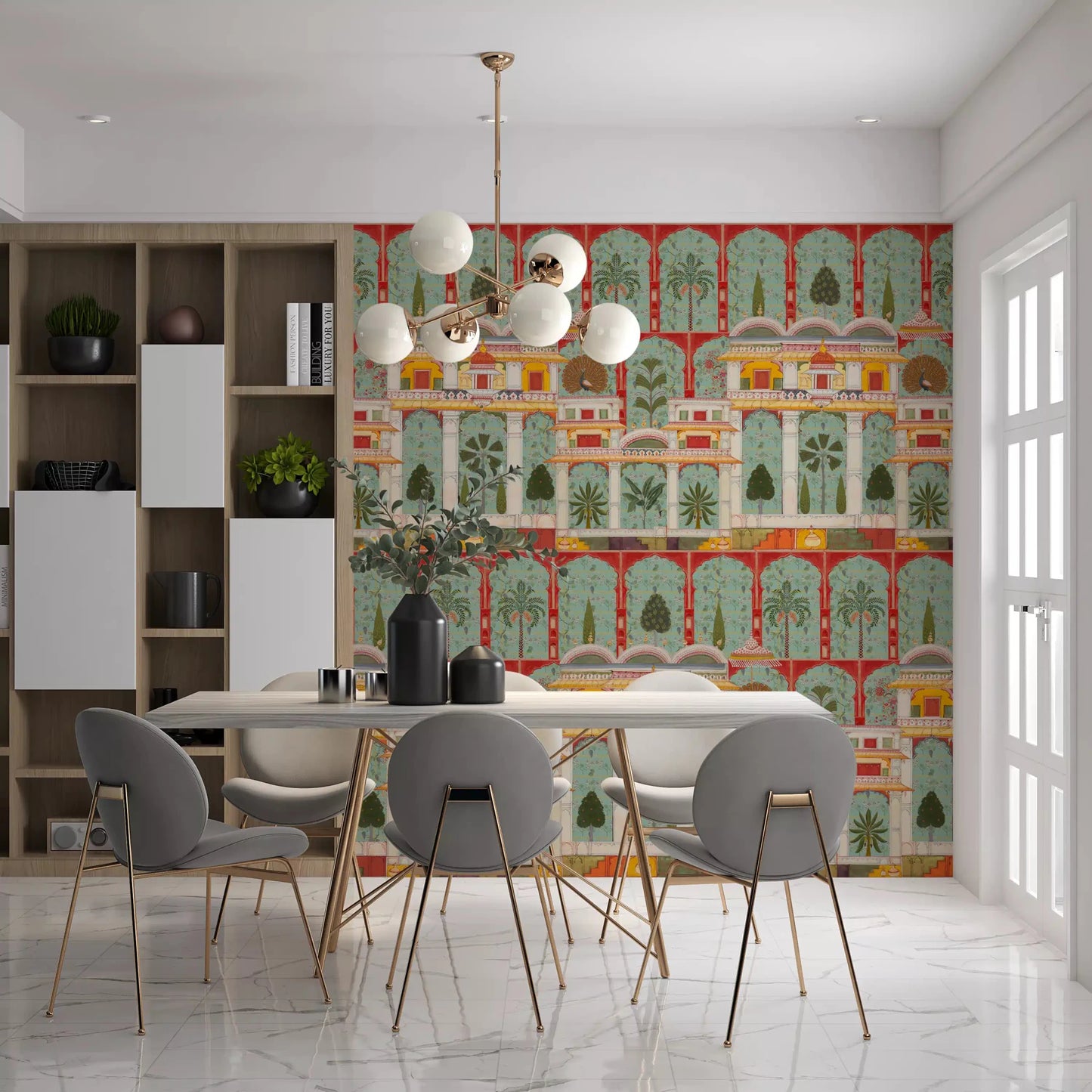 Fototapet cu tematică de grădină Mughal Regală