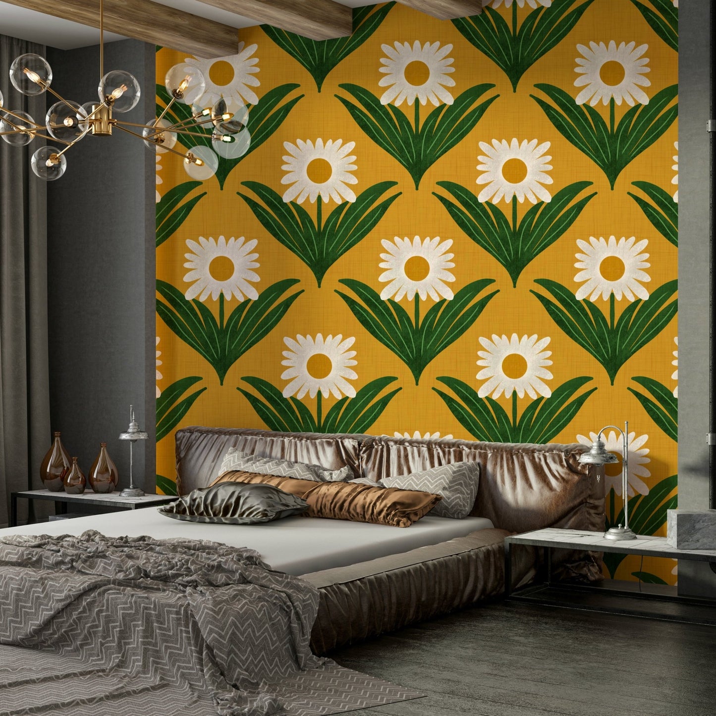 Suitable for a retro, eclectic, or themed interior.
