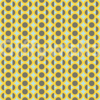 Mod Circle Pop stylish symmetry wallpaper for walls.