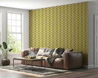 Mod Circle Pop retro geometric wallpaper for walls.