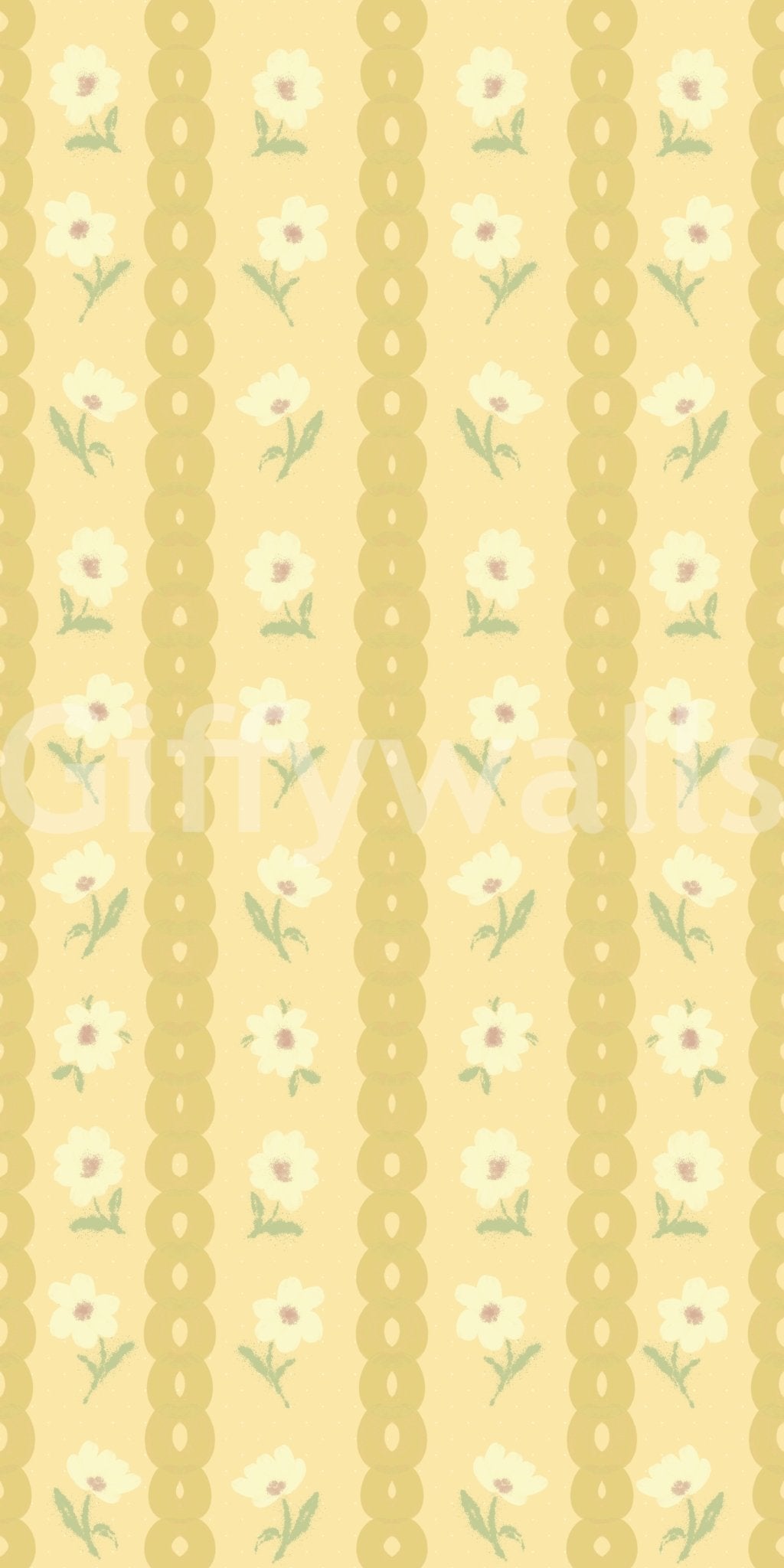 Retro Daisy Chains Wallpaper⁠