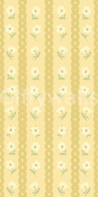 Retro Daisy Chains Wallpaper⁠