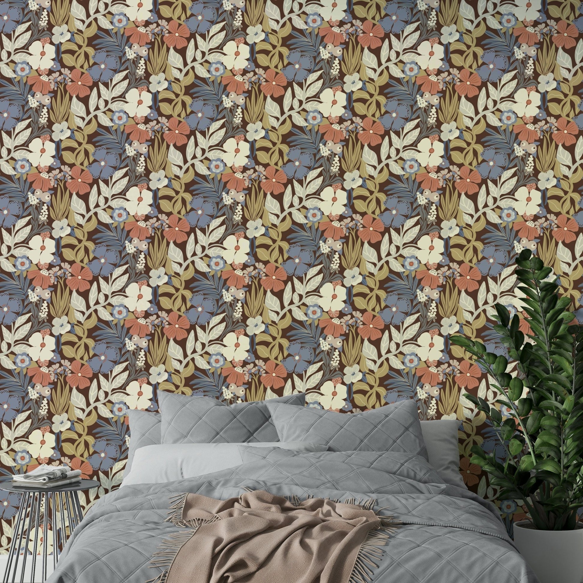 Vintage-inspired wallpaper bringing energy to any room

