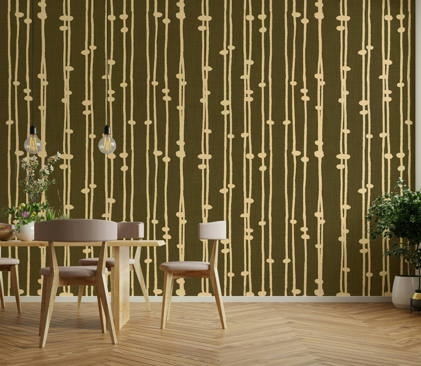 Boho Jewel Tone abstract wallpaper