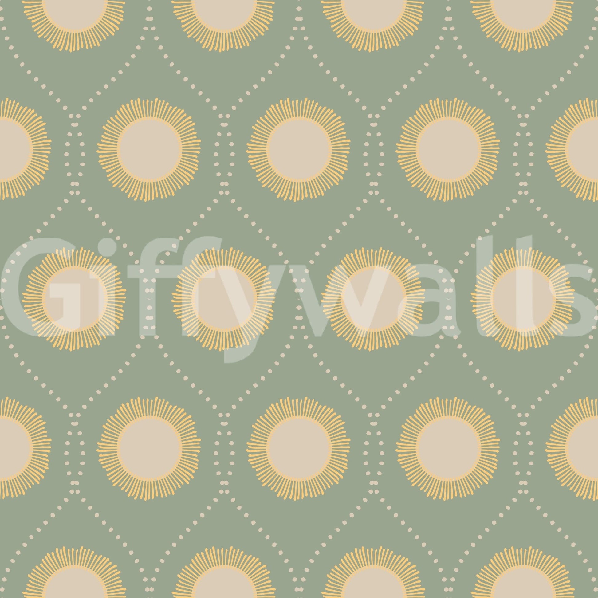 Stylish Retro Radiance design, soft tones, mid-century modern aesthetic wallpaper.