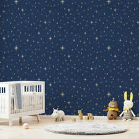 Nautical-themed wallpaper for bedroom
