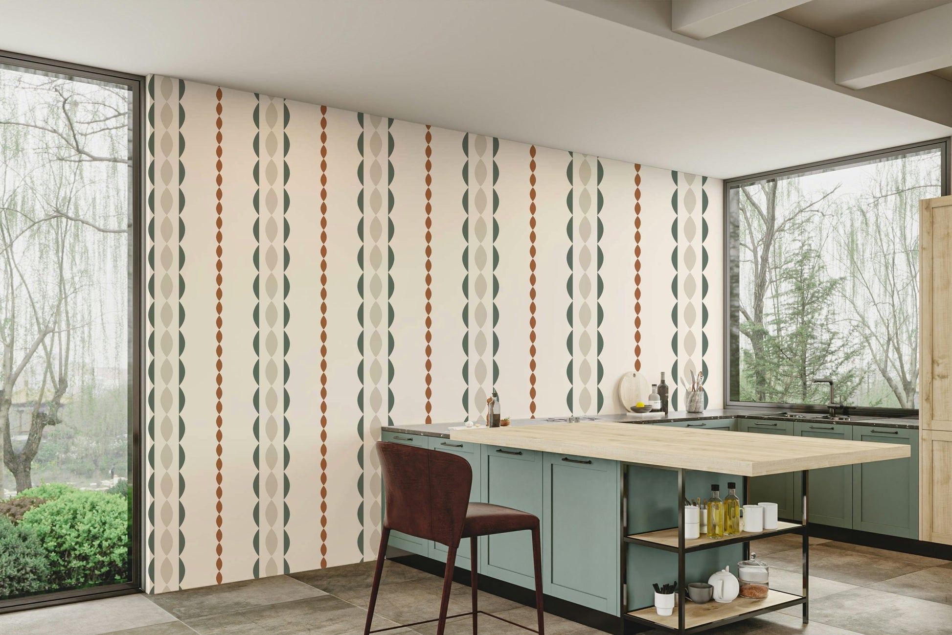 The image feels peaceful and restful.

