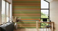 Playtime Stripes product, wide and narrow stripes, energetic background texture.