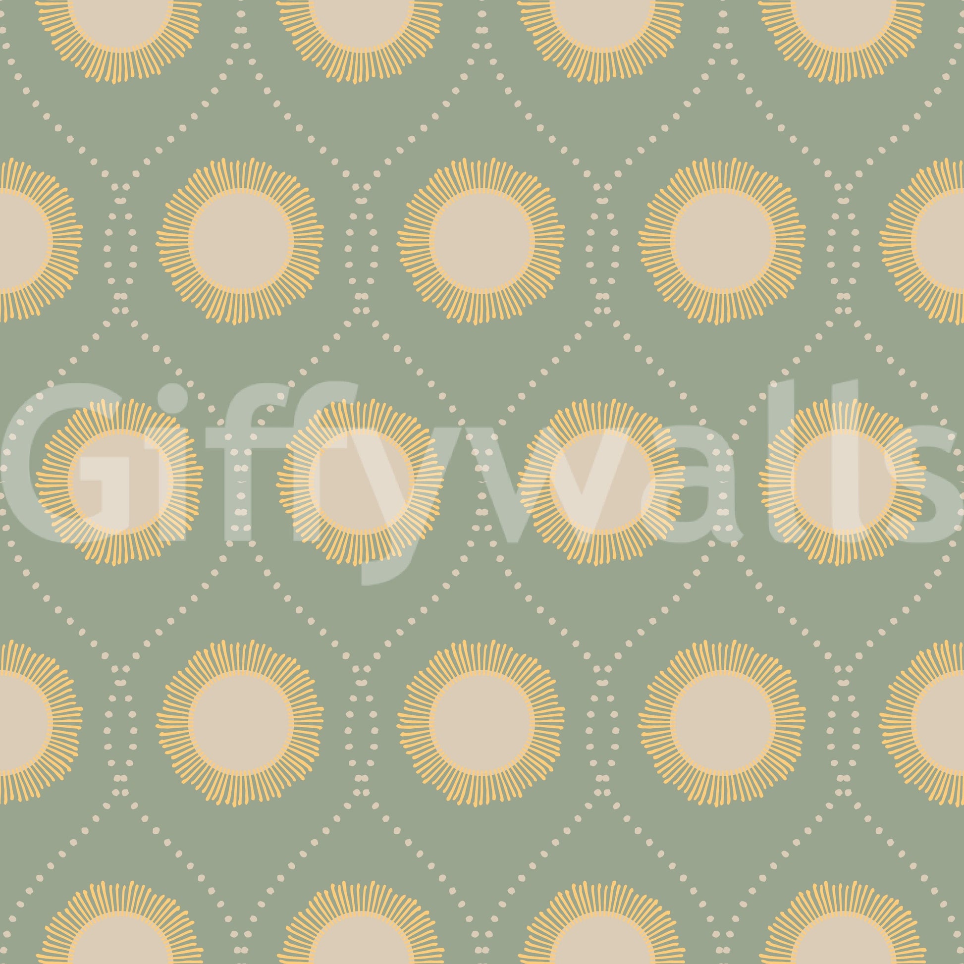 Stylish Retro Radiance design, soft tones, mid-century modern aesthetic wallpaper.