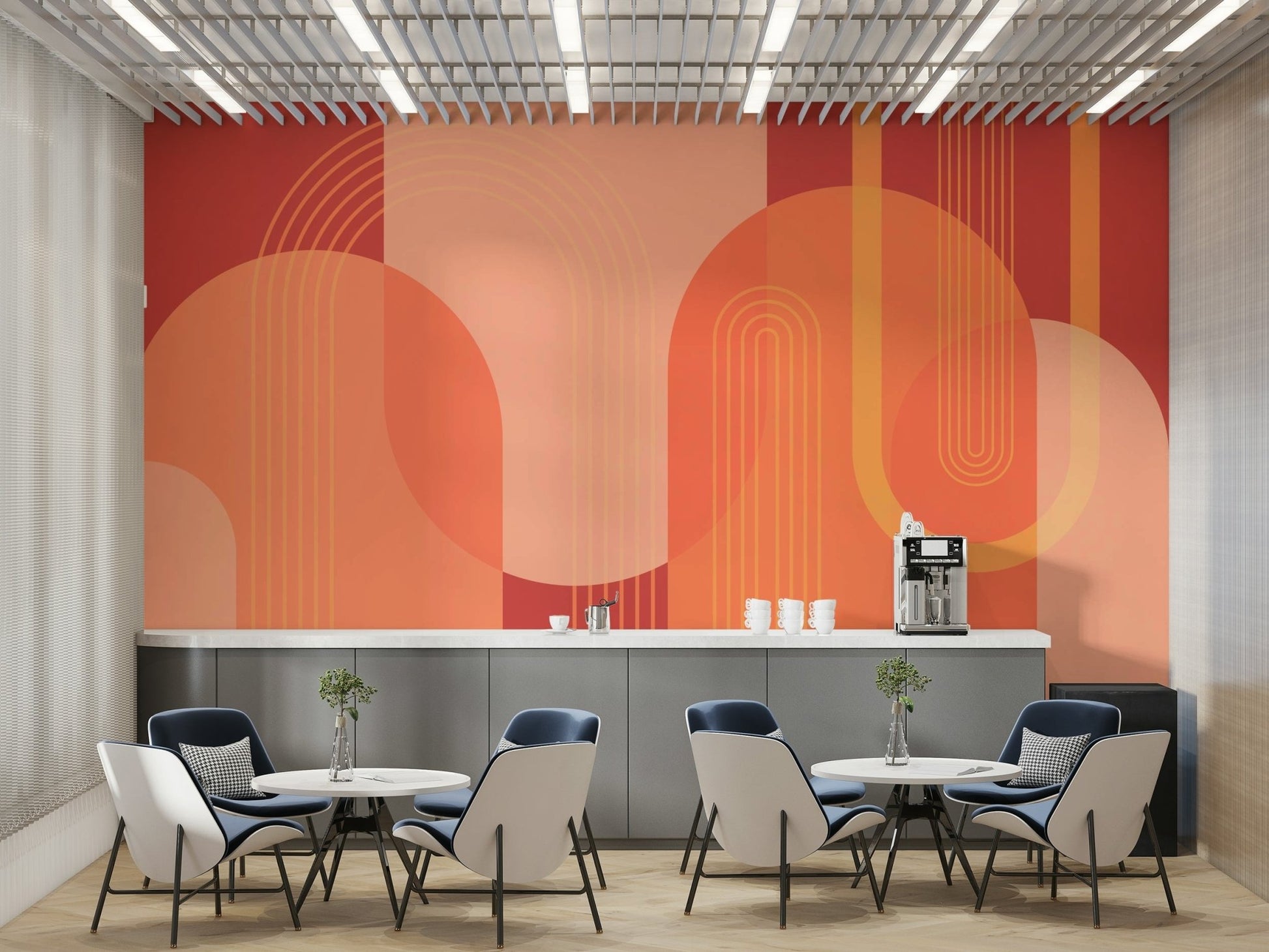 The design gives a feeling of quiet, natural beauty.

