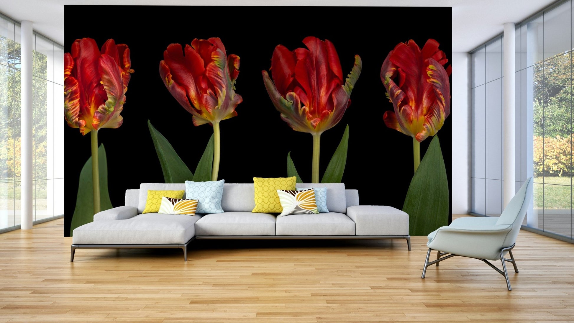 The mood is elegant and artistic.

