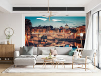 Majestic St Peter dome Rome Reflections wallpaper.