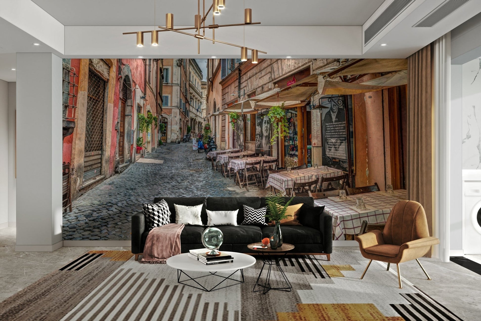 The colors are warm and inviting.

