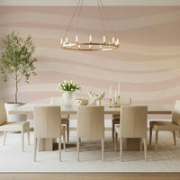 A contemplative gentle design wallpaper mural for a feature wall.