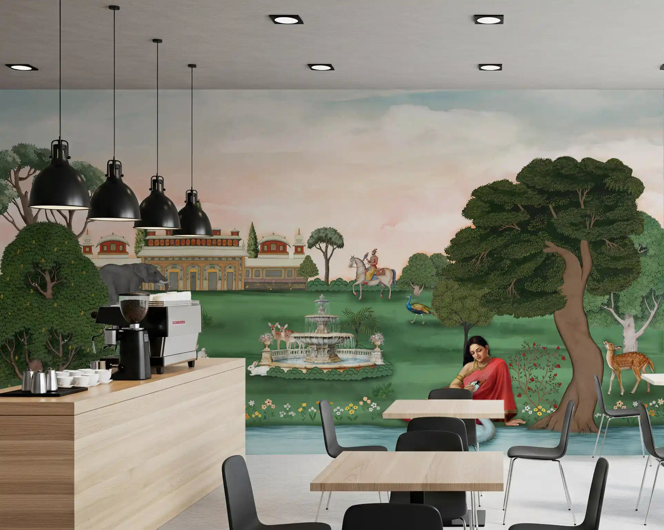 Royal Garden Serenity Wall Mural