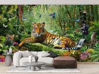 Royal Tiger Jungle Wallpaper Mural
