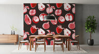 Ruby Retro Fruit Harvest Wall Mural