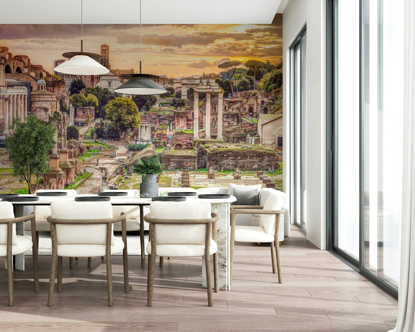 Ruins of the Roman Forum Wall Mural