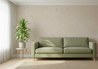 Rustic wall covering with distressed plaster creating a classic look