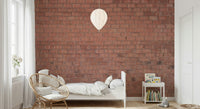 Vintage weathered brick surface in warm neutral shades, Worn Brick mural