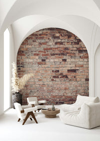 Textured urban loft wall mural with weathered surfaces and subtle tonal variations for modern spaces.
