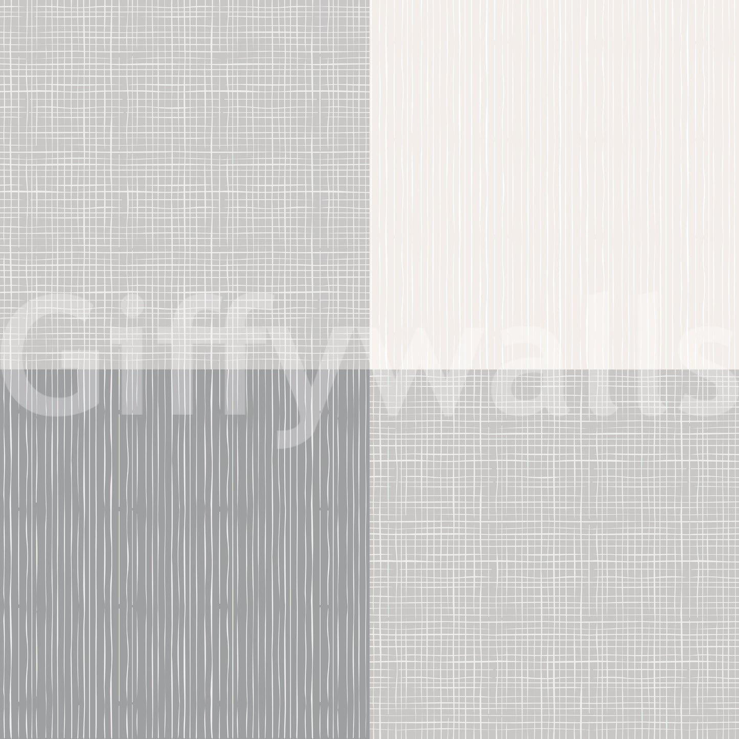 Rustikaler Büffelplaid grau Tapete⁠