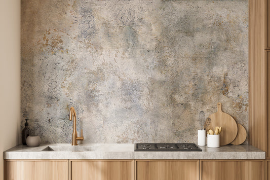 Rustic gray cement texture wallpaper mural