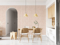 Rustic Grid Design Wallpaper⁠