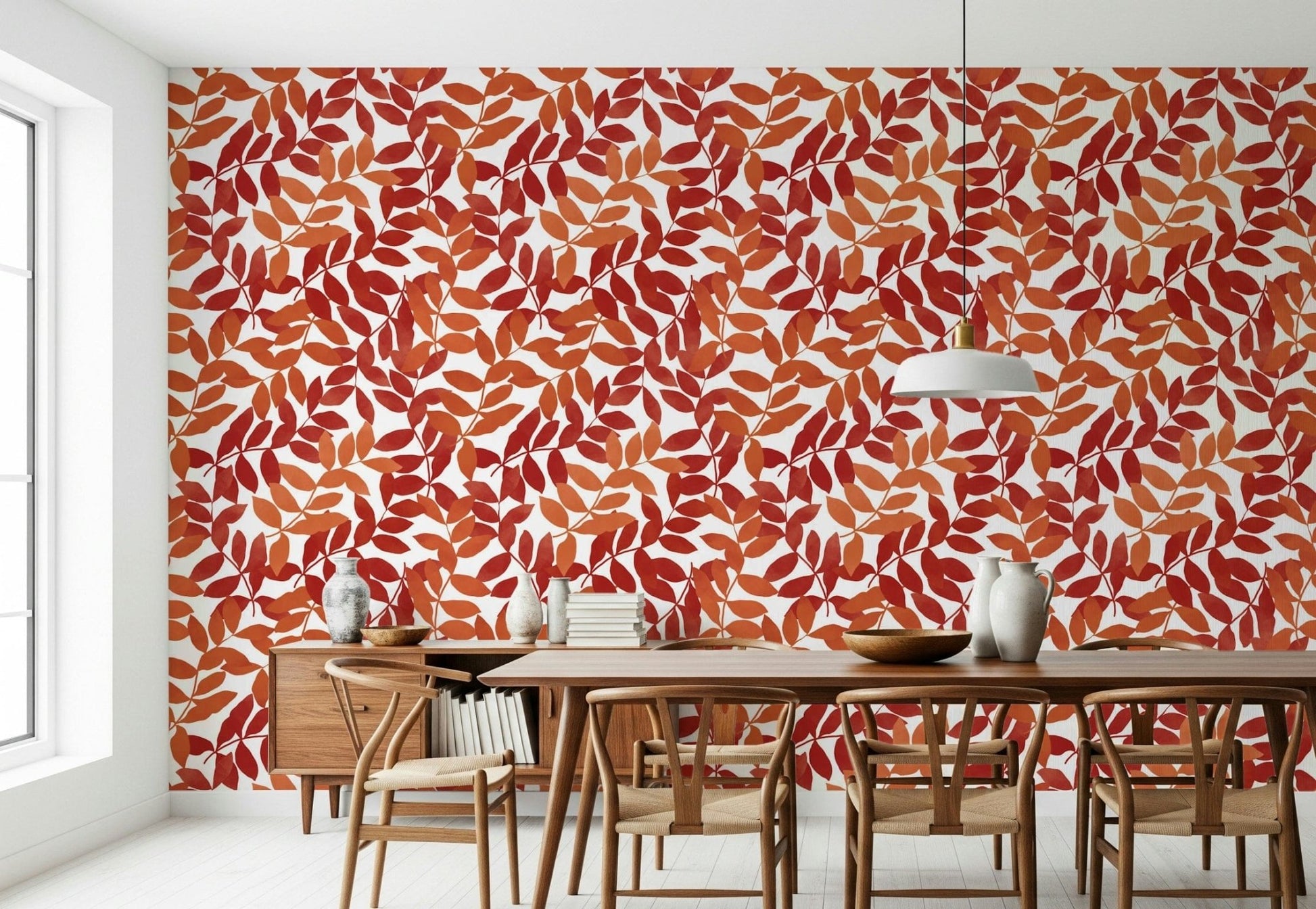Rustic Leaves Wallpaper⁠