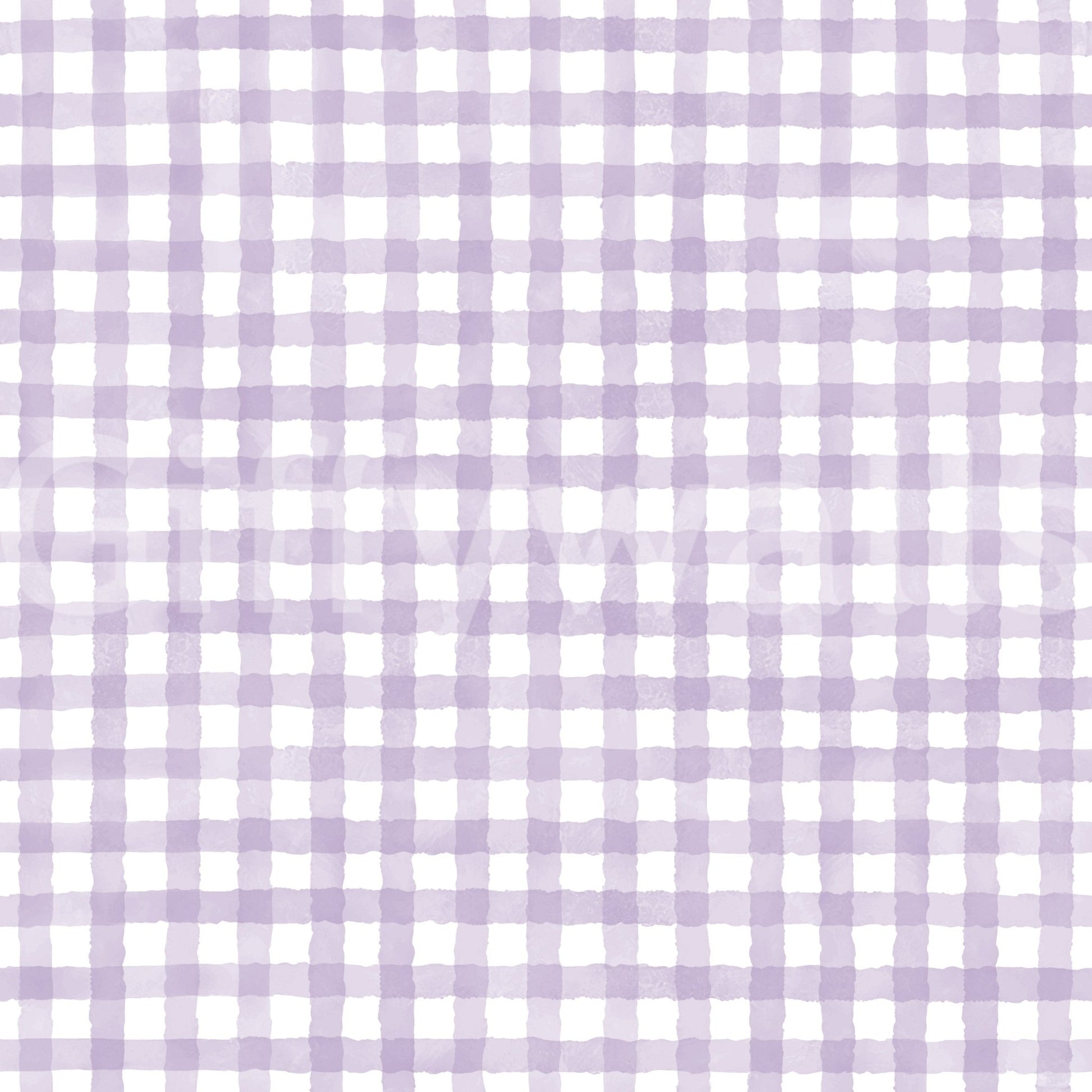 Violet check wallpaper with rustic texture
