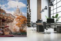 Sacre - Coeur Carousel Wall Mural