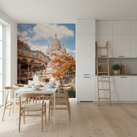 Sacre - Coeur Carousel Wall Mural