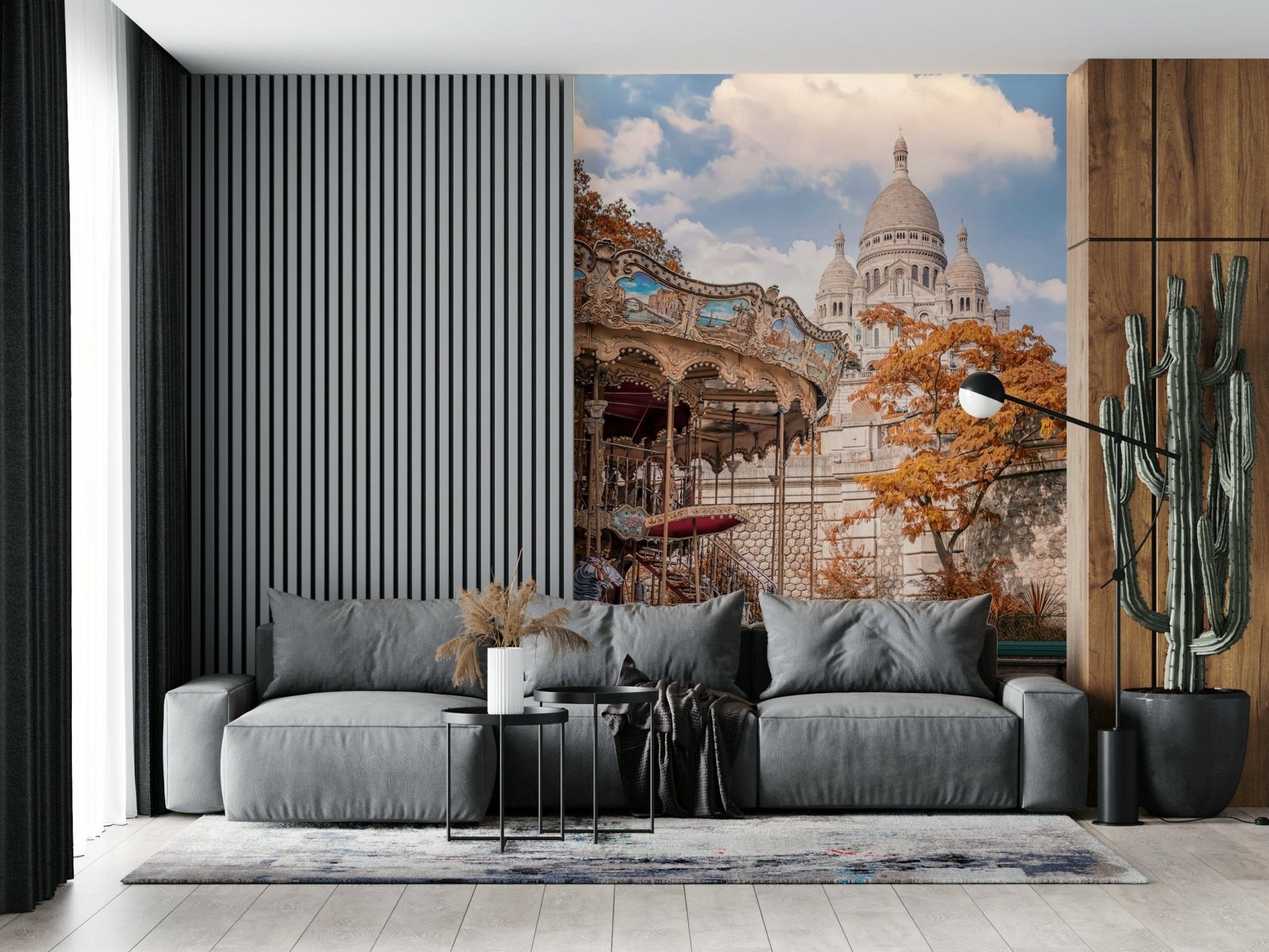 Sacre - Coeur Carousel Wall Mural