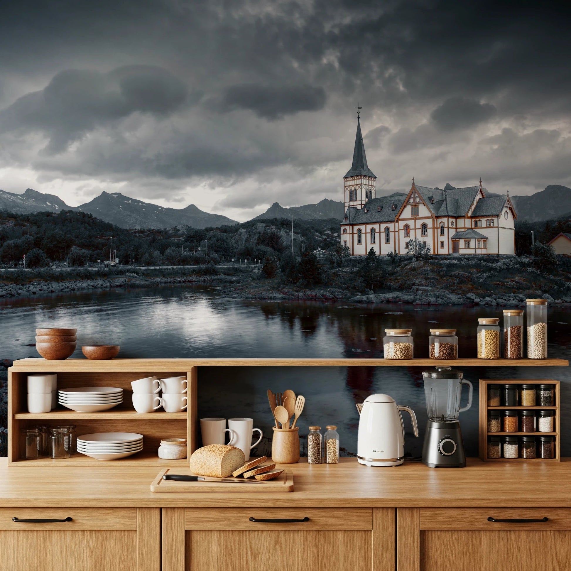 Sacred Shores Wall Mural